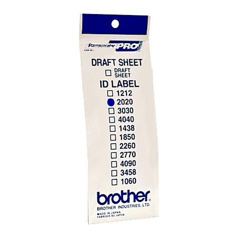 Brother etikety (ID2020 / 20x20mm)