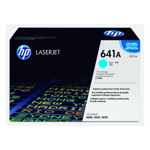 HP tonerová kazeta azurová (C9721A / 641A)