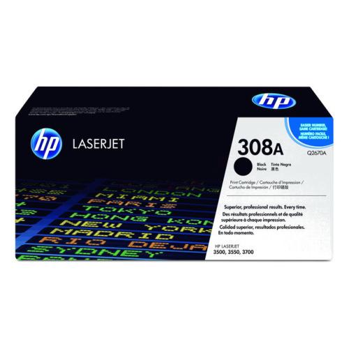 HP tonerová kazeta černá (Q2670A / 308A)