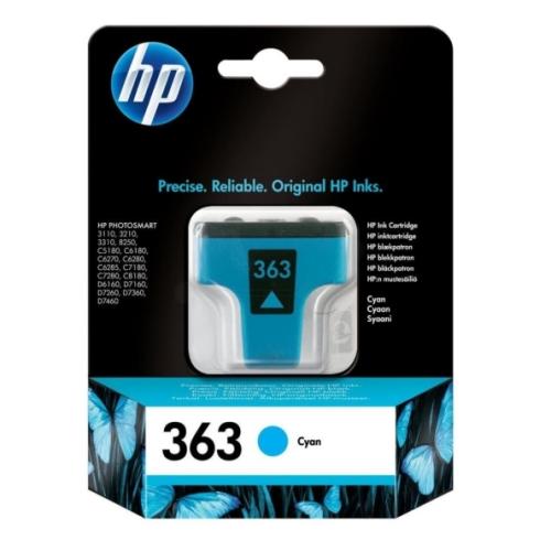 HP tisková kazeta azurová (C8771EE / 363)