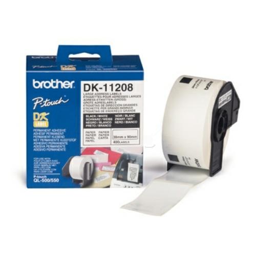 Brother etikety bílá (DK11208)
