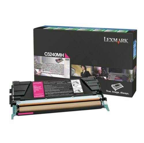 Lexmark tonerová kazeta magenta (C5240MH / 00C5240MH) (Vrátit, high capacity)