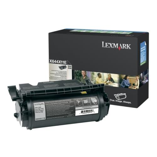 Lexmark tonerová kazeta černá (X644X11E / 0X644X11E) (Vrátit, high capacity)