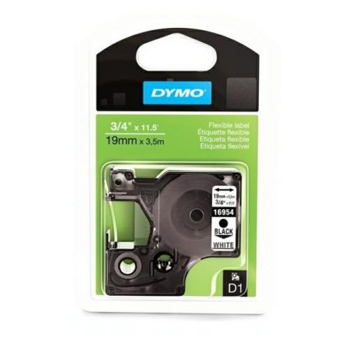 Dymo LetraTag páska černá na bílá (16960 / S0718070), 19mm, laminovaný