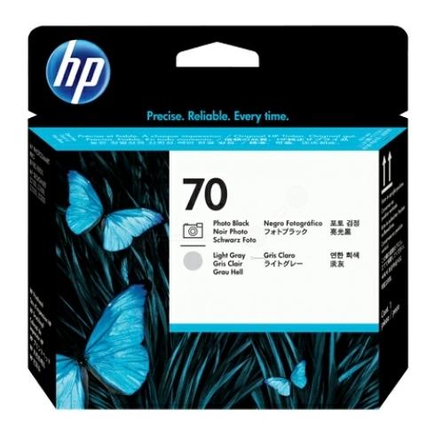 HP tisková hlava photoblack/gray light (C9407A / 70)
