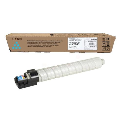 Ricoh tonerová kazeta azurová (842033 / MPC3000)