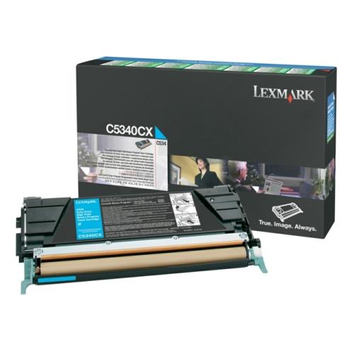 Lexmark tonerová kazeta azurová (C5340CX / 00C5340CX) (Vrátit, high capacity)