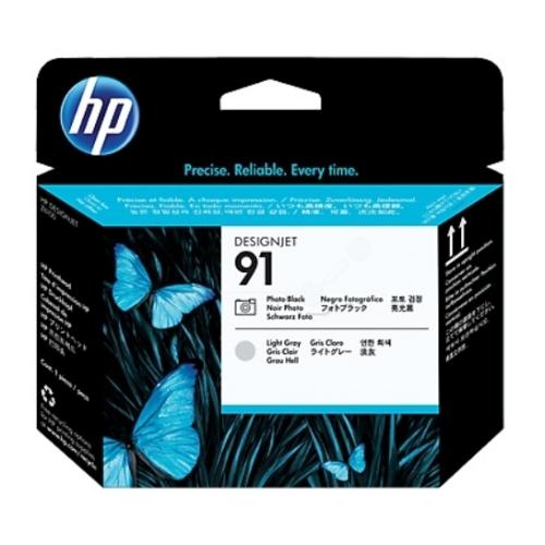 HP tisková hlava photoblack/gray light (C9463A / 91)