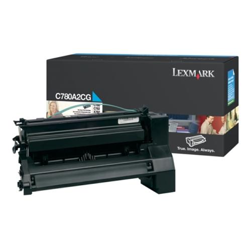 Lexmark tonerová kazeta azurová (C780A2CG / 0C780A2CG)