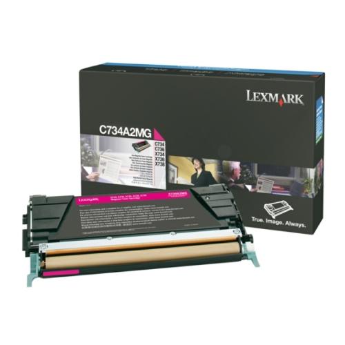 Lexmark tonerová kazeta magenta (C734A2MG / 0C734A2MG)