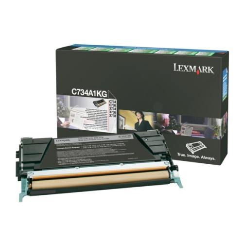 Lexmark tonerová kazeta černá (C734A1KG / 0C734A1KG) (Vrátit)