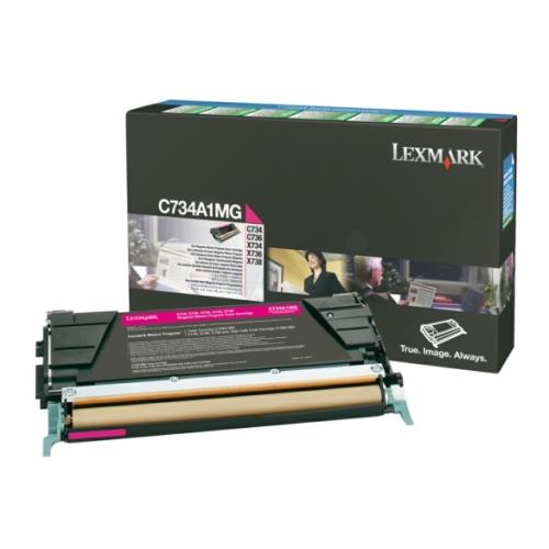 Lexmark tonerová kazeta magenta (C734A1MG / 0C734A1MG) (Vrátit)