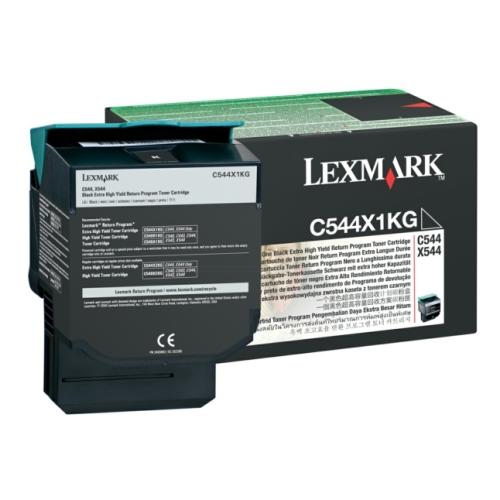 Lexmark tonerová kazeta černá (C544X1KG / 0C544X1KG) (Vrátit, high capacity)