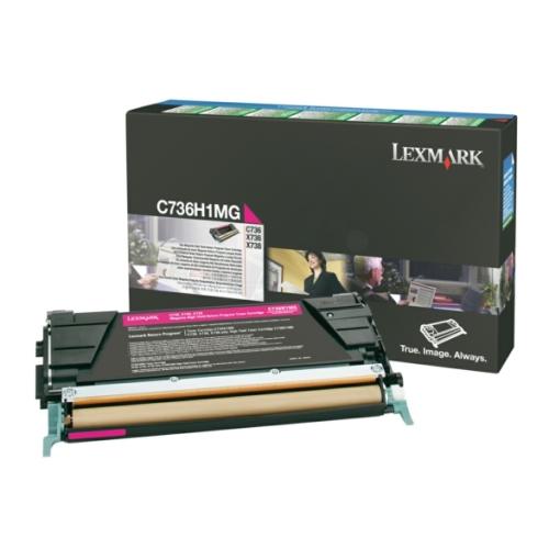 Lexmark tonerová kazeta magenta (C736H1MG / 0C736H1MG) (Vrátit)