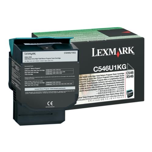 Lexmark tonerová kazeta černá (C546U1KG / 0C546U1KG) (Vrátit, high capacity)