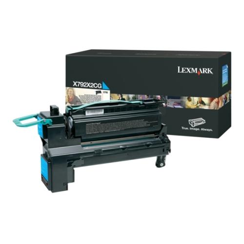 Lexmark tonerová kazeta azurová (X792X2CG / 0X792X2CG) (high capacity)