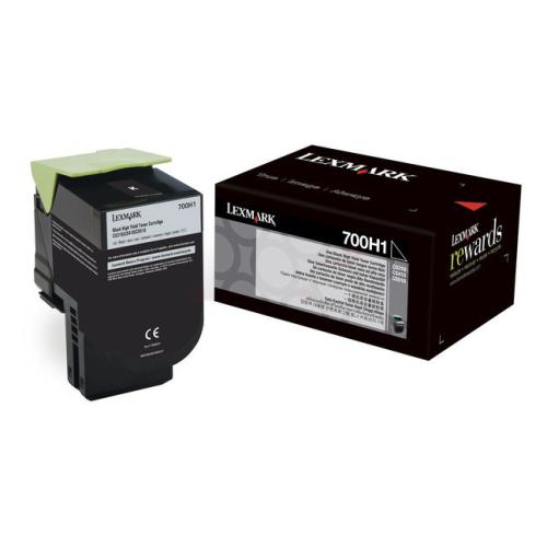Lexmark tonerová kazeta černá (70C0H10 / 700H1)
