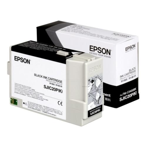 Epson tisková kazeta černá (C33S020490 / SJIC20P(K))