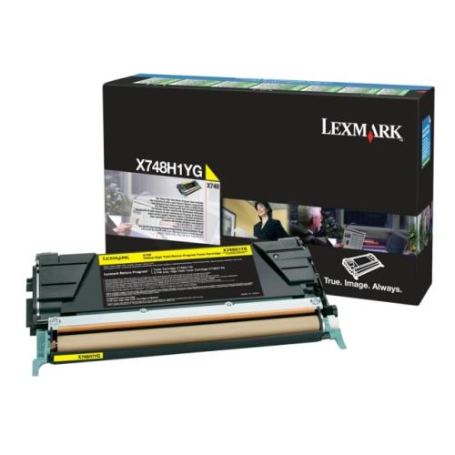 Lexmark tonerová kazeta žlutý (X748H1YG / 0X748H1YG) (Vrátit)