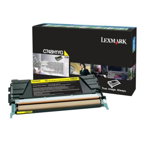Lexmark tonerová kazeta žlutý (C748H1YG / 0C748H1YG) (Vrátit)
