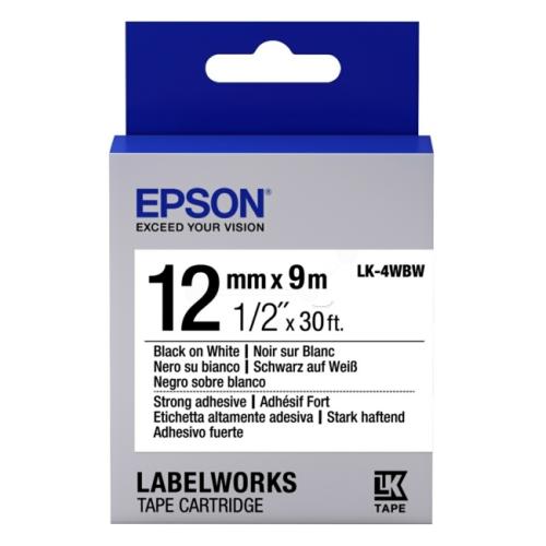 Epson páska do tiskárny černá / bílá (C53S654016 / LK4WBW)