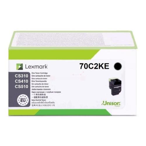 Lexmark tonerová kazeta černá (70C20KE / 702K)