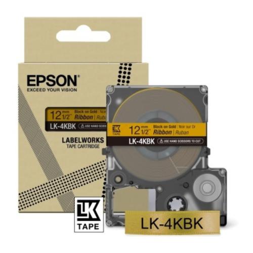 Epson páska do tiskárny černá / zlato (C53S654001 / LK4KBK)