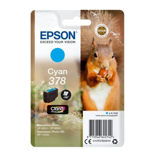 Epson tisková kazeta azurová (C13T37824010 / 378)