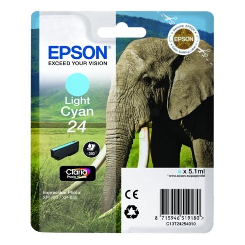 Epson tisková kazeta azurová fotografie (C13T24254012 / 24)