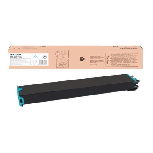 Sharp tonerová kazeta azurová (MX61GTCA) (high capacity)
