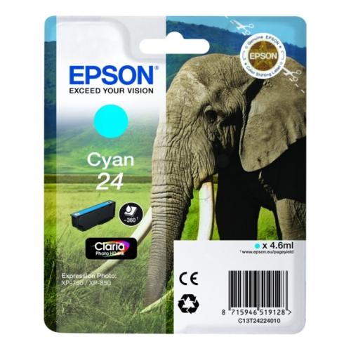 Epson tisková kazeta azurová (C13T24224012 / 24)