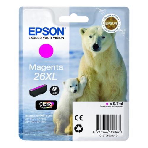 Epson tisková kazeta magenta (C13T26334012 / 26XL) (high capacity)