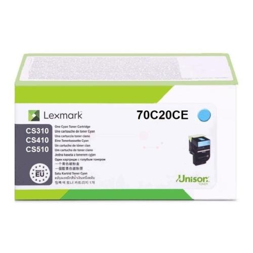 Lexmark tonerová kazeta azurová (70C20CE / 702C)