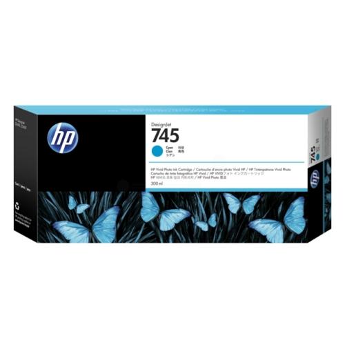 HP tisková kazeta azurová (F9K03A / 745)