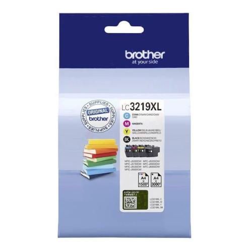 Brother tisková kazeta černá / azurová / magenta / žlutý (LC3219XLVALDR) (multipack)