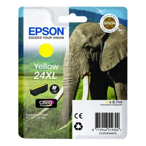 Epson tisková kazeta žlutý (C13T24344012 / 24XL) (high capacity)