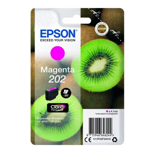 Epson tisková kazeta magenta (C13T02F34010 / 202)