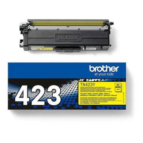 Brother tonerová kazeta žlutý (TN423Y) (high capacity)