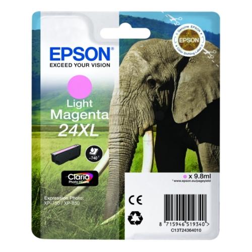 Epson tisková kazeta magenta foto (C13T24364012 / 24XL) (high capacity)