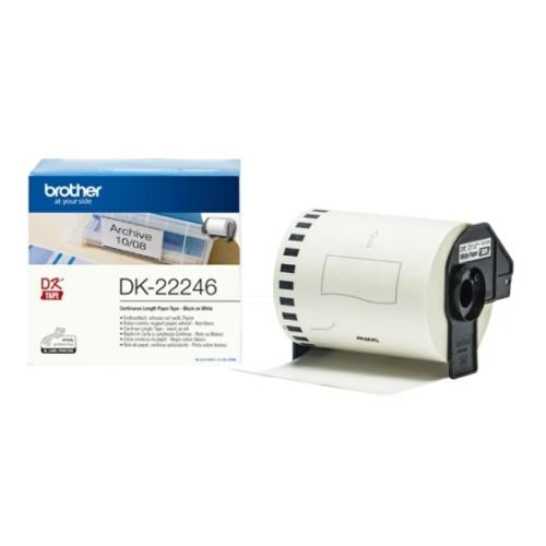 Brother etikety bílá (DK22246), 103mm