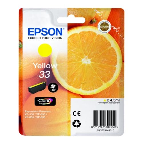 Epson tisková kazeta žlutý (C13T33444012 / 33)