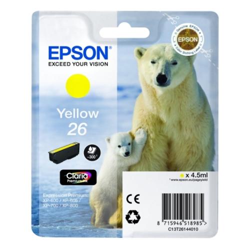 Epson tisková kazeta žlutý (C13T26144012 / 26)