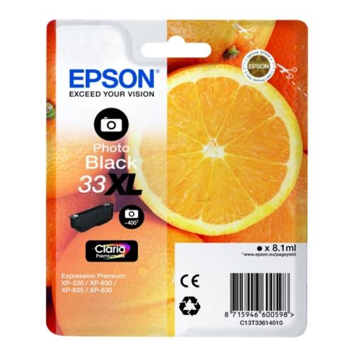 Epson tisková kazeta černá fotografie (C13T33614012 / 33XL) (high capacity)