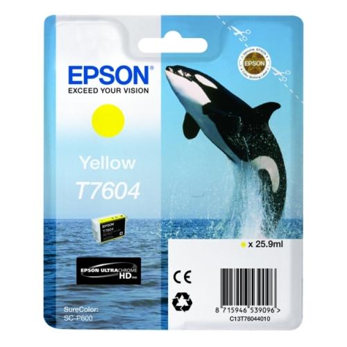 Epson tisková kazeta žlutý (C13T76044010 / T7604)