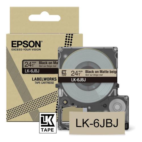 Epson etikety černá (C53S672092 / LK6JBJ)
