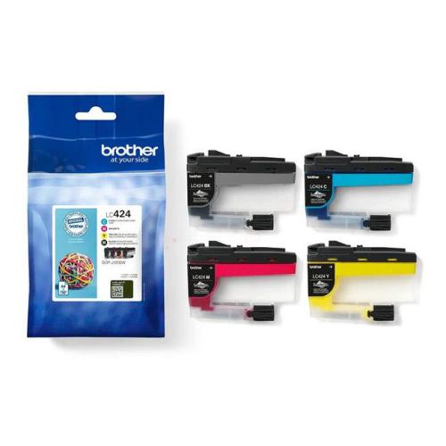 Brother tisková kazeta černá / azurová / magenta / žlutý (LC424VAL) (multipack)