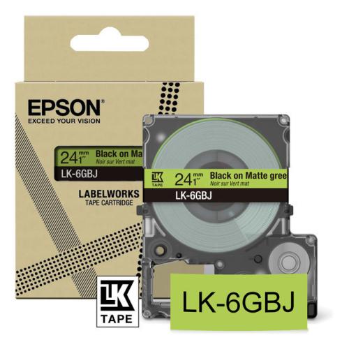 Epson etikety černá / průhledný (C53S672079 / LK6GBJ)