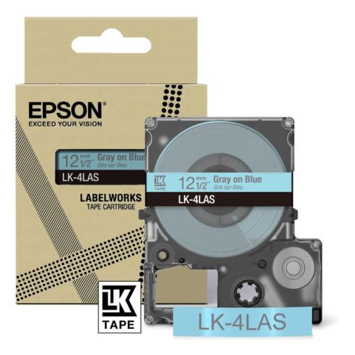 Epson etikety gray/blue (C53S672106 / LK4LAS)