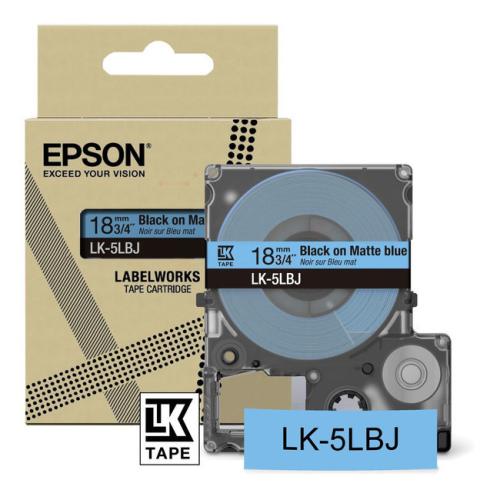 Epson etikety černá / modrý (C53S672081 / LK5LBJ)