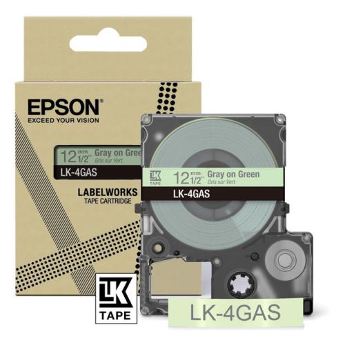 Epson etikety gray/green (C53S672105 / LK4GAS)